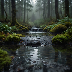 river in the forest