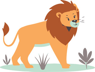 lion vector illustration