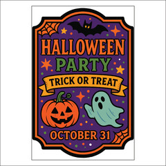 Halloween Invitation Card Design