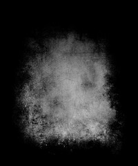 Dark grunge background, scary horror texture, black frame and space for your design