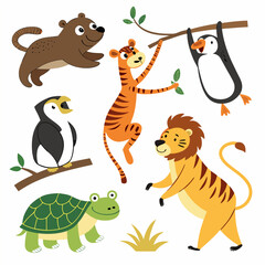 animal dog elephant bear pet lion cute vector and all animel post