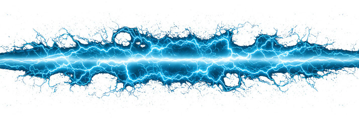blue electricity thunder effect transparent background decoration texture abstract illustration vector digital design beautiful background wallpaper banner	
