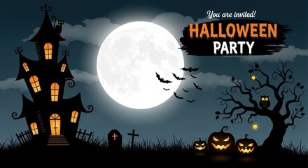 Join Us for a Spooky Halloween Night Party Celebration