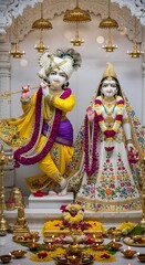 Explore krishna radha idols for hindu devotees and spiritual seekers divine love and devotion