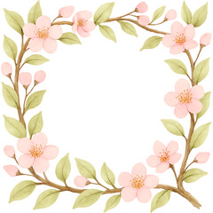 A floral border, a testament to the beauty of nature's delicate artistry.