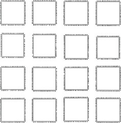 Square grid patterns abstract design vector illustration geometric shapes background for graphic design use