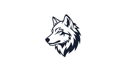 Majestic Wolf Head Logo Design