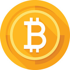 Bitcoin cryptocurrency icon