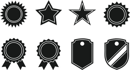 Starburst Blank Tag – Red Vector Label for Sales and Offers

