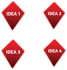 Idea symbol icon and vector