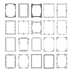 25 Vintage Frames Set!