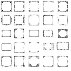 25 Vintage Frames Set!