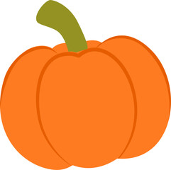 pumpkin isolated on white