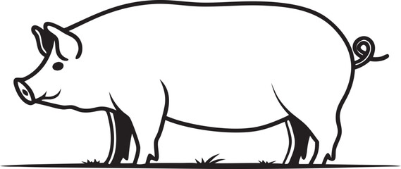 black rhino silhouette