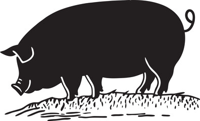 wild boar vector illustration