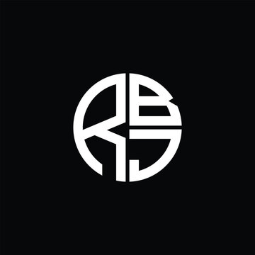 
RBJ logo RBJ icon RBJ monogram RBJ letter minimalist Circle flat Unique modern abstract logo design.