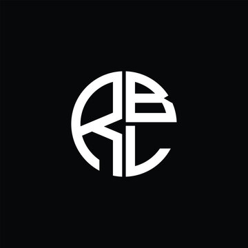 RBL logo RBL icon RBL monogram RBL letter minimalist Circle flat Unique modern abstract logo design.