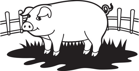 rhino cartoon coloring page
