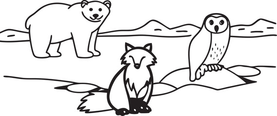 vector illustration of a cartoon dog