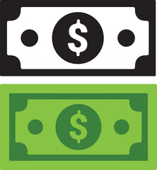 Dollar and Currency Symbols and icon