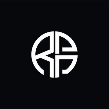 PP logo RPP icon RPP monogram RPP letter minimalist Circle flat Unique modern abstract logo design.