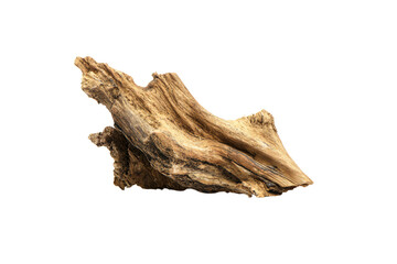 Fototapeta premium a piece of wood is shown on a white background