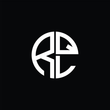 RQL logo RQL icon RQL monogram RQL letter minimalist Circle flat Unique modern abstract logo design.