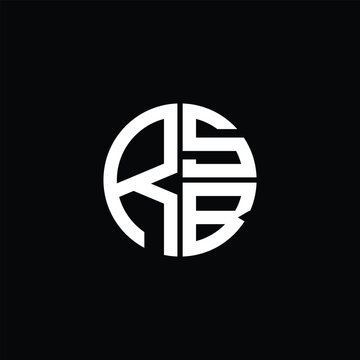RSB logo RSB icon RSB monogram RSB letter minimalist Circle flat Unique modern abstract logo design.