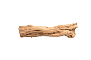 a piece of wood is shown on a white background