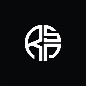 RSP logo RSP icon RSP monogram RSP letter minimalist Circle flat Unique modern abstract logo design.