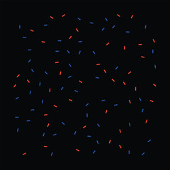 Minimal geometric dash seamless pattern.