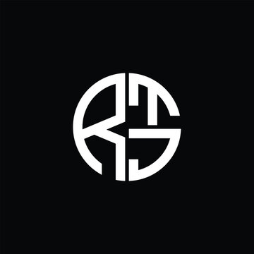RTJ logo RTJ icon RTJ monogram RTJ letter minimalist Circle flat Unique modern abstract logo design.