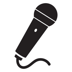 Stylized audio mic illustrations including classic, retro, and studio types—excellent for media-related graphics, musical branding, or vocal performance assets.