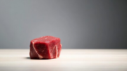 raw meat high-protein food concept, styled for food education