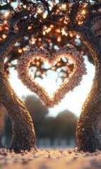 Heart of nature. AI.