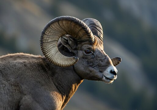 Wildlife Photography: Bighorn Sheep in Rocky Mountains