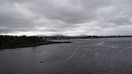 Atlantik mit Wolken verhangen
