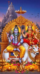 Shiva parvati image hd lord shiva family wallpapers shiva photos hindu god shiv parvati images pictures