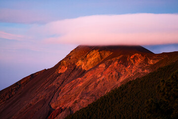 Volcan acatenango from Guatemala antigua