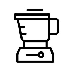 Countertop Food Blender & Processor Vector Icon PNG Transparent