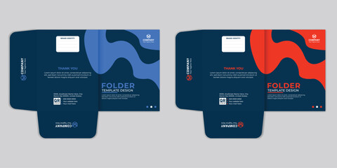 Fototapeta premium file folder and presentation template designed for business, corporate, office, and educational purposes. perfect for catalogs, brochures, annual reports, and professional document covers.