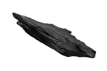 a rock is shown on a white background