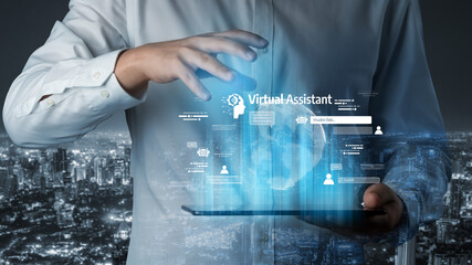 AI assistant with LLM, big data, machine learning, and generative AI powers prompt engineering and...