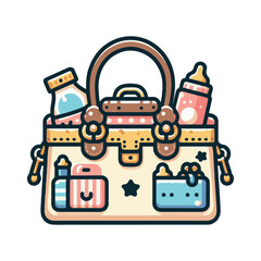 
children's bag illustration design