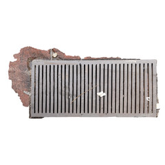 Fototapeta premium Manhole Cover PNG with Transparent Background