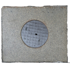 Manhole Cover PNG with Transparent Background

