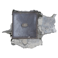 Manhole Cover PNG with Transparent Background

