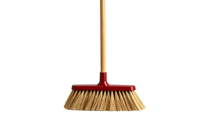 Broom stick with scraper isolated on transparent background. Png