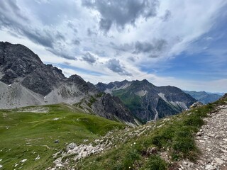high mountain landscape