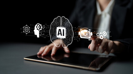 AI assistant with LLM, big data, machine learning, and generative AI powers prompt engineering and...